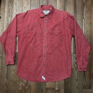 Vintage 90’s Levi’s Red Denim Shirt - Men’s Small